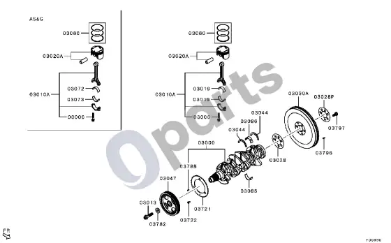 Mitsubishi ASX -1201.2 – schema