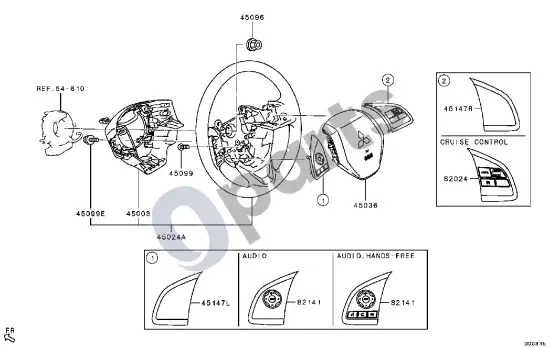 Mitsubishi ASX '13 modelis- – schema