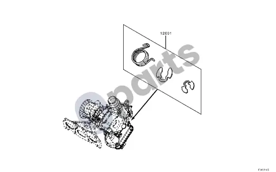 Mitsubishi ASX spaustukas – schema