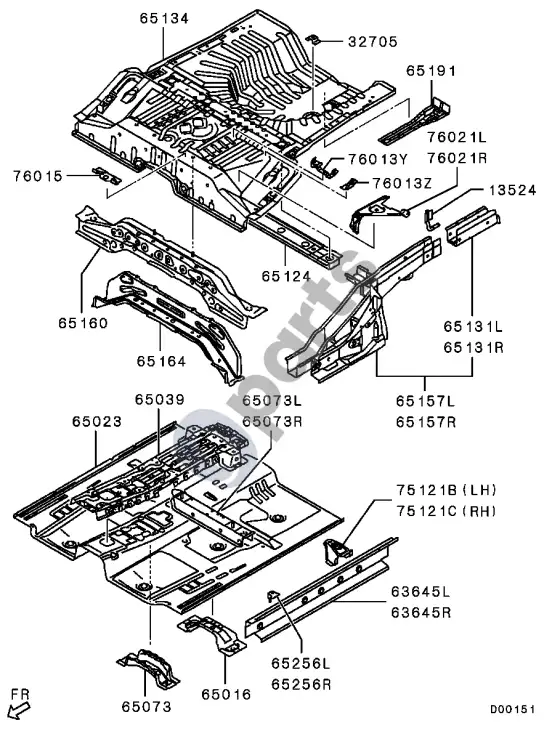 Mitsubishi Colt 0 – schema