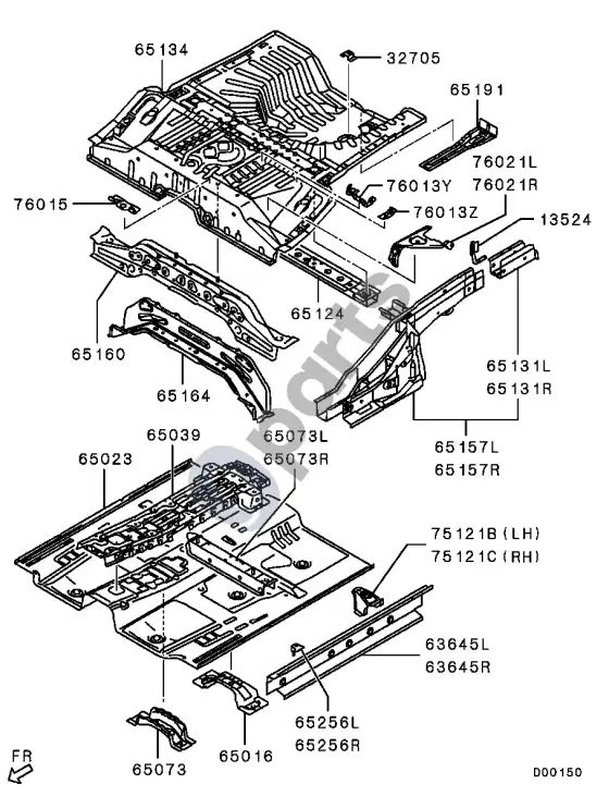 Mitsubishi Colt 0 – schema