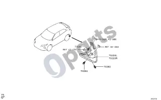 Mitsubishi Eclipse Purvasaugis – schema