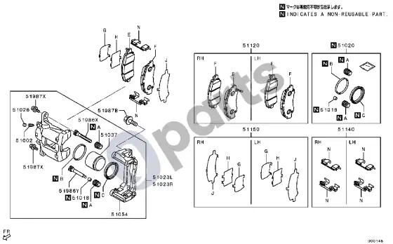 Mitsubishi Eclipse suportas – schema