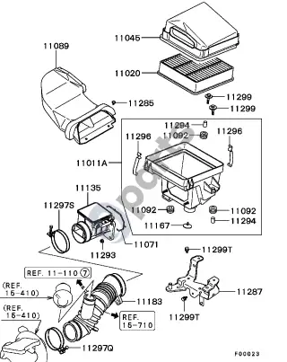 Mitsubishi Lancer (2003–2007) Išskyrus EXP,-0405.3 EXP – schema