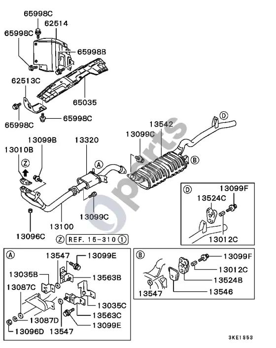 Mitsubishi Montero '95model – schema