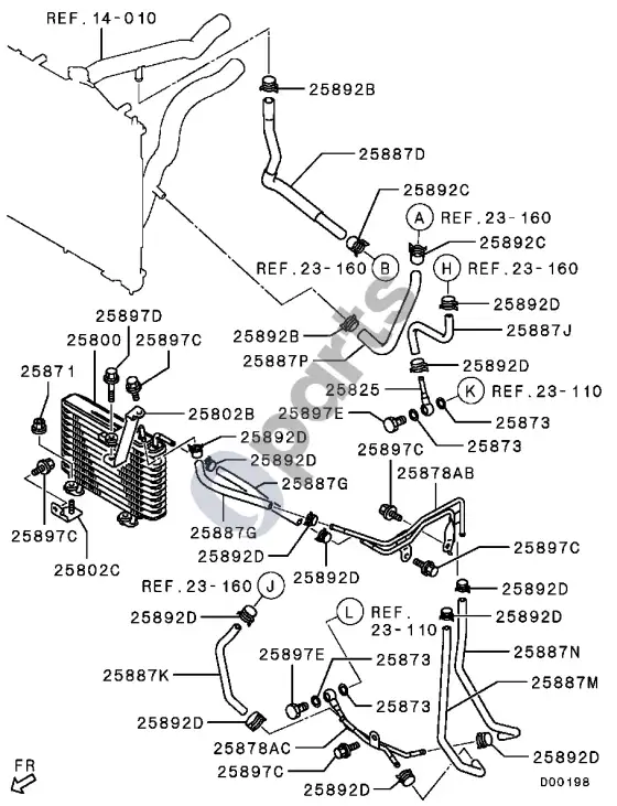 Mitsubishi Outlander 1502.3-1611.2 – schema