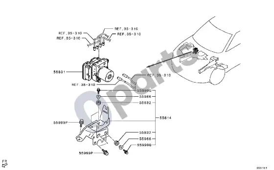Mitsubishi Outlander IV MODULIATORIUS – schema
