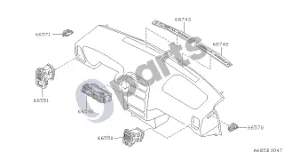 Nissan Terrano 685 - Ventiliatorius – schema