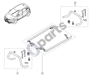 Renault Captur (2013–2020) Šoninės apsaugos – schema
