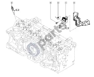 Renault Clio III (2005–2012) Pašildymas – schema
