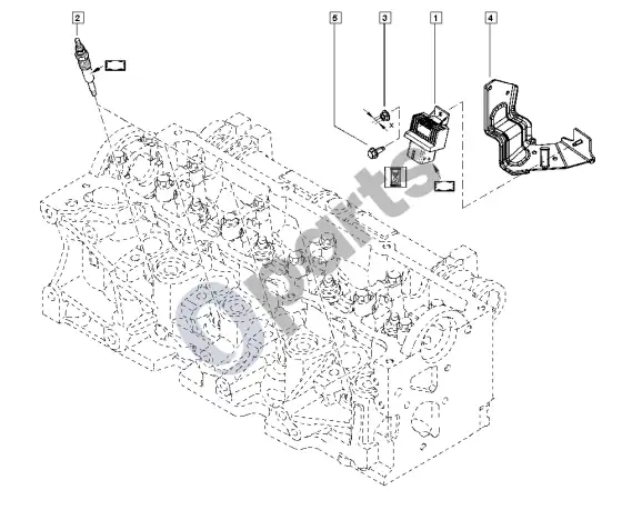 Renault Clio III pašildymas (M4R) – schema