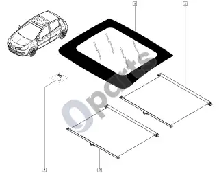 Renault Clio III (2005–2012) Stoglangis – schema