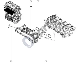 Renault Clio IV (2012–2019) Kolektorius – schema