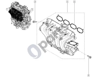 Renault Clio IV (2012–2019) Kolektorius – schema
