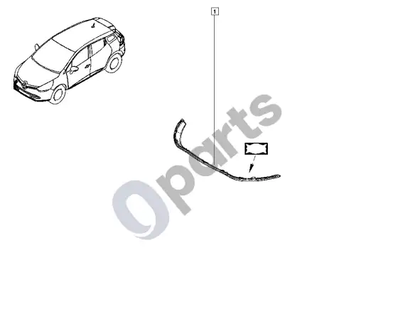 Renault Clio IV šoninės apsaugos – schema