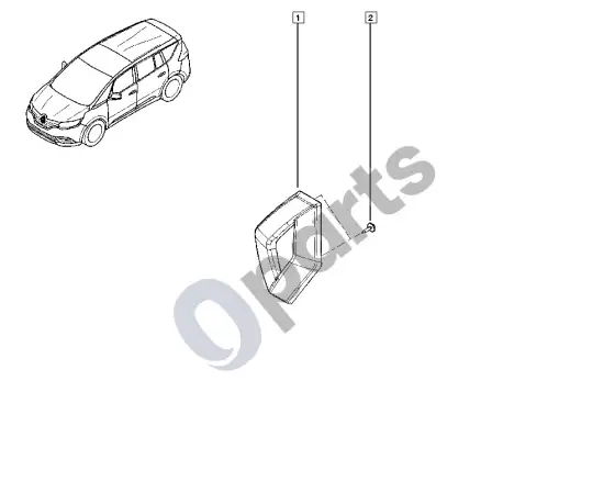 Renault Espace V emblemos – schema