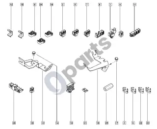 Renault Espace V (RFC) (2015–2023) Spaustukai – schema