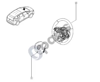 Renault Espace V (RFC) (2015–2023) Vairas – schema