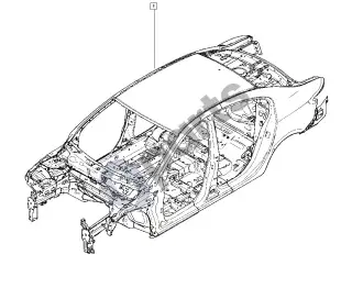 Renault Fluence (2010–) Kėbulas – schema