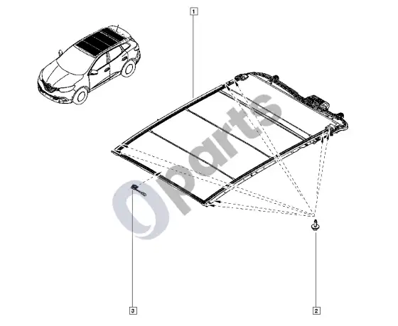 Renault Kadjar stoglangis – schema