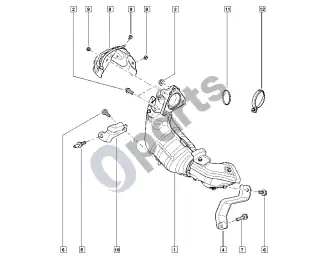 Renault Kadjar (2015–) Turbokompresorius – schema