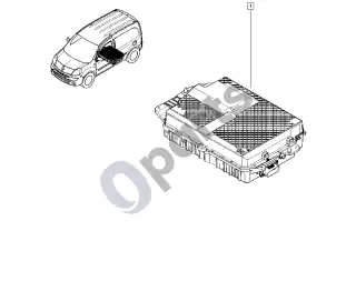 Renault Kangoo II (2008–2014) Traukos akumuliatorius – schema