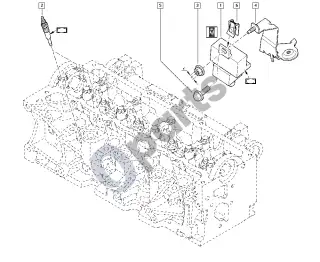 Renault Laguna III (2007–2015) Pašildymas – schema