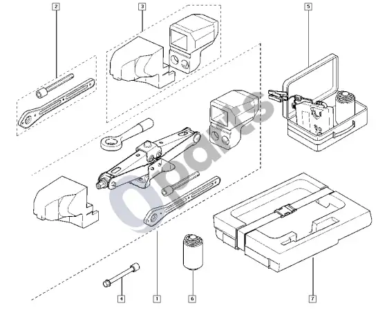 renault master-ii-2004 domkratas – schema