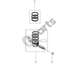 renault master-ii-2004 Piston liners – schema