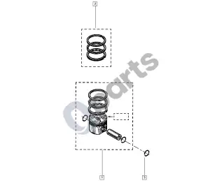 renault master-ii-2004 Piston liners – schema