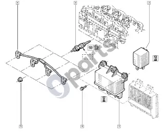 renault master-ii-2004 Preheating – schema