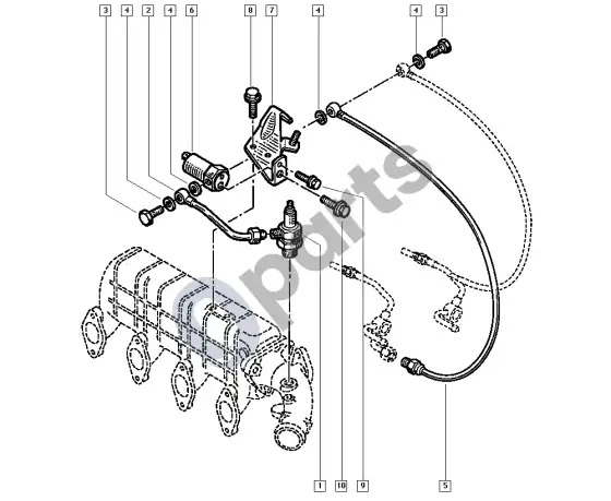 renault master-ii-2004 preheating (S9W) – schema