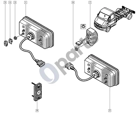 renault master-ii-2004 side lights (G9U) – schema
