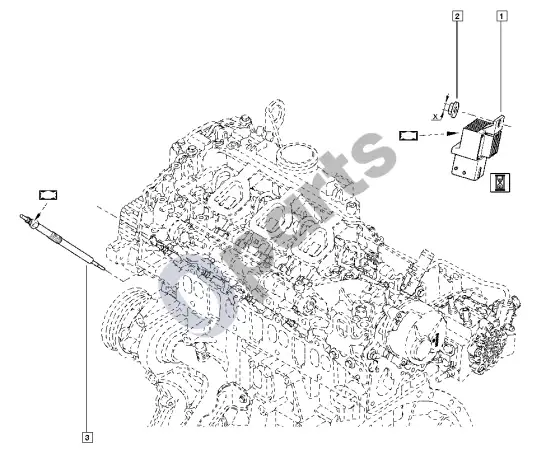 Renault Master III pakaitinimas – schema