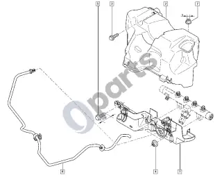 Renault Modus (2004–2012) Įpurškiklis – schema
