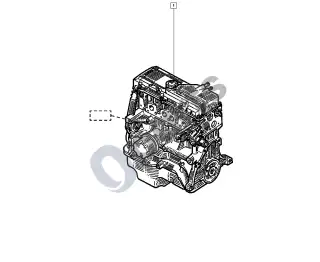 Renault Scenic I (1996–2003) Pilnas variklis – schema