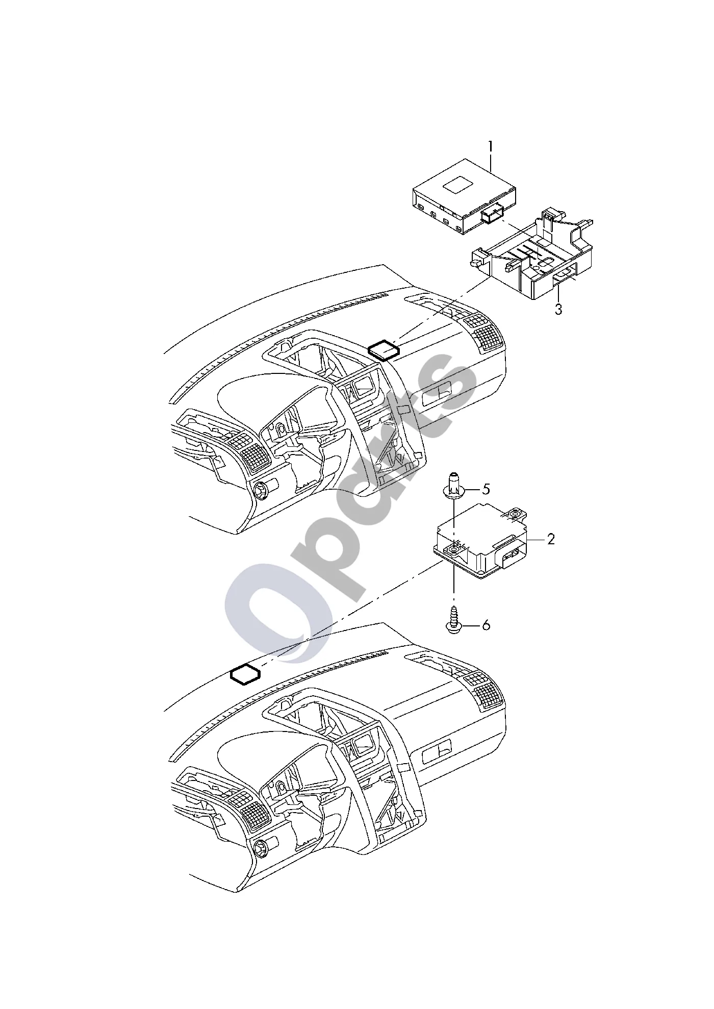 Seat Alhambra (Mk2) (2010–) Įtampos stabilizatorius schema – pozicija 1: Įtampos stabilizatorius
