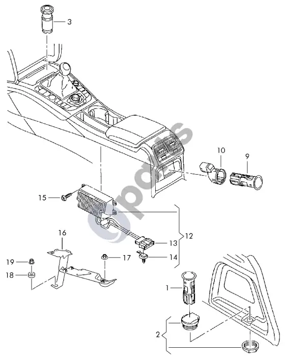 Seat Exeo lizdas – schema