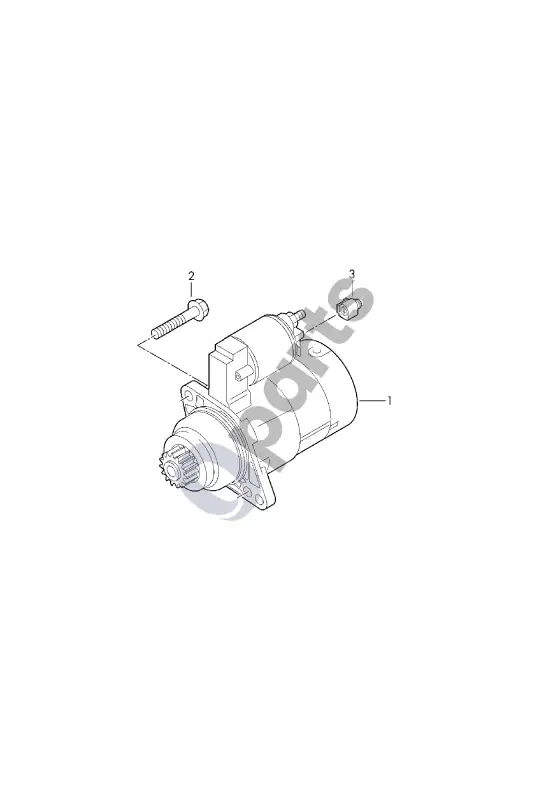 Seat Leon IV starteris – schema