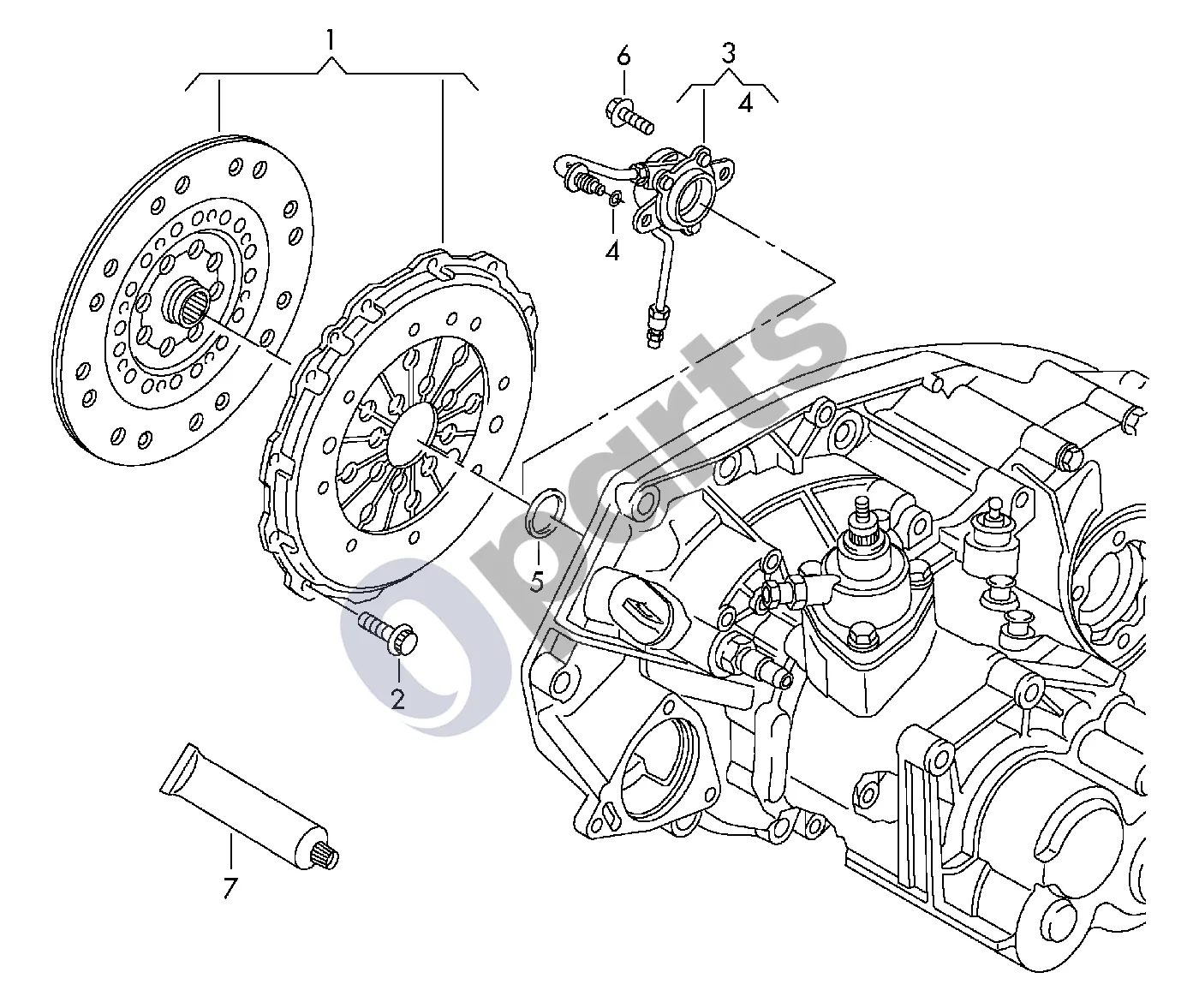 Seat Mii (2011–) Pakaba; amortizatorius schema – Dujinis amortizatorius