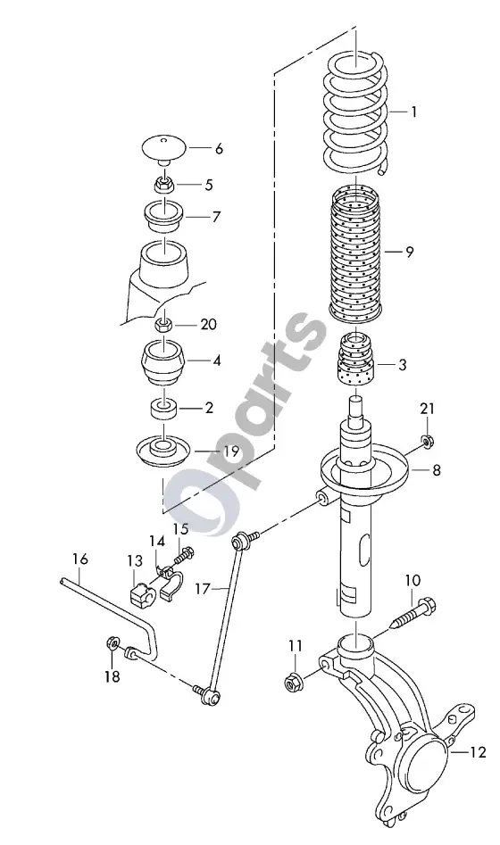 Skoda Rapid pakaba – schema
