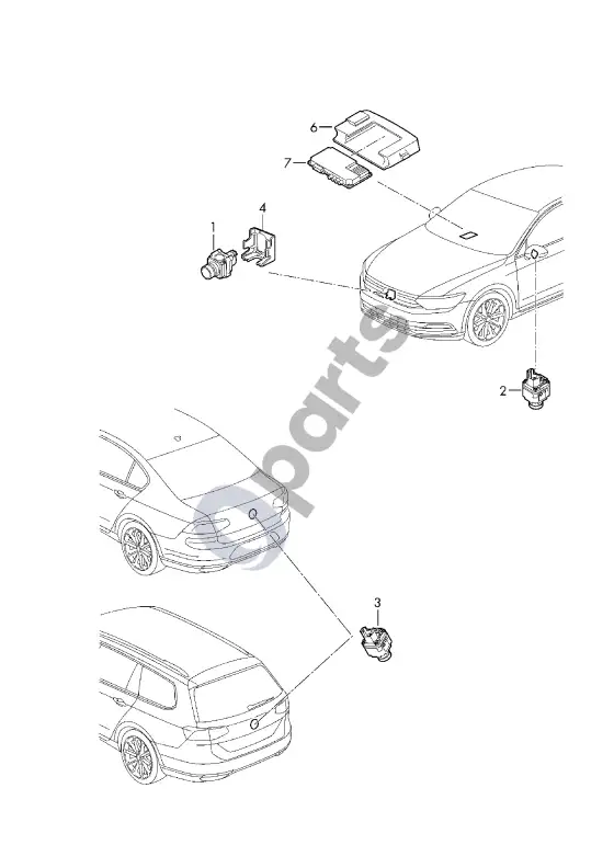 Skoda Superb B9 kamera – schema