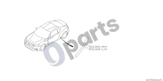 Subaru BRZ apsauga – schema