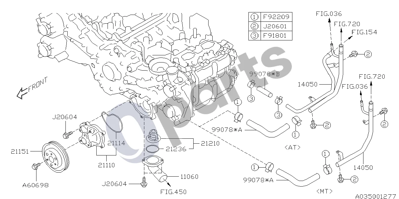 Subaru BRZ 12.2011 - ..., 20D +20C (20C) schema – Žarnos spaustukas