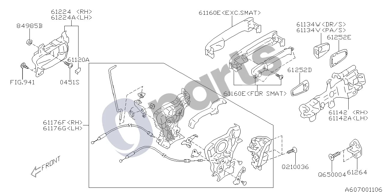Subaru BRZ 12.2011 - ..., 2C (20D) schema – Varžto su poveržle komplektas M6X19