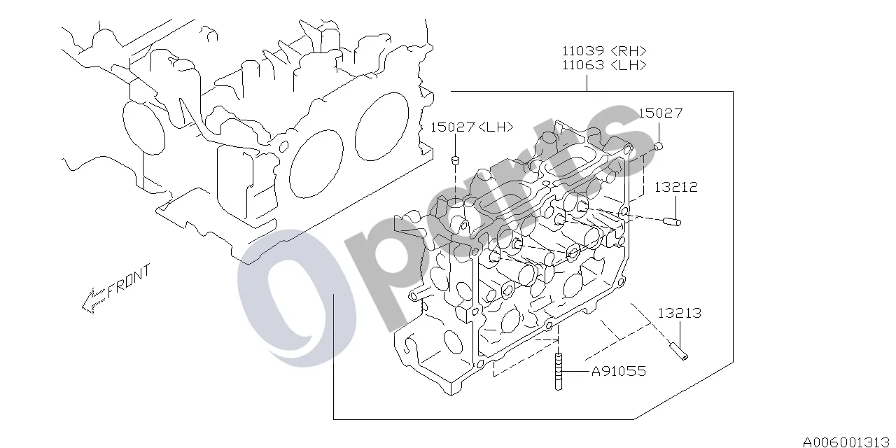 Subaru BRZ 12.2011 - ..., Kėbulas, 20D +20C schema – pozicija 15027: Kamštis