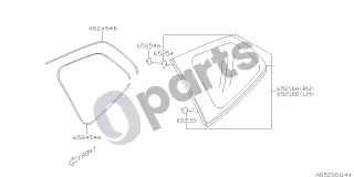 Subaru Forester SK (2018–2025) Be padengimo – schema