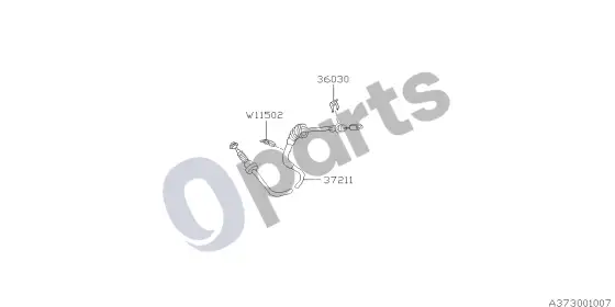 Subaru Impreza I sankabos trosas – schema