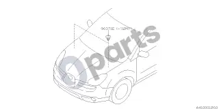 Subaru Tribeca (2008–2016) Apsauga – schema