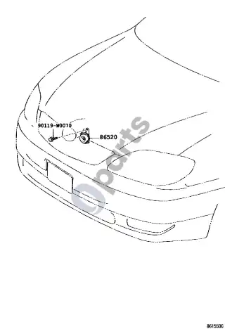 Toyota Corolla E120 E130 (2004–2007) Signalas – schema